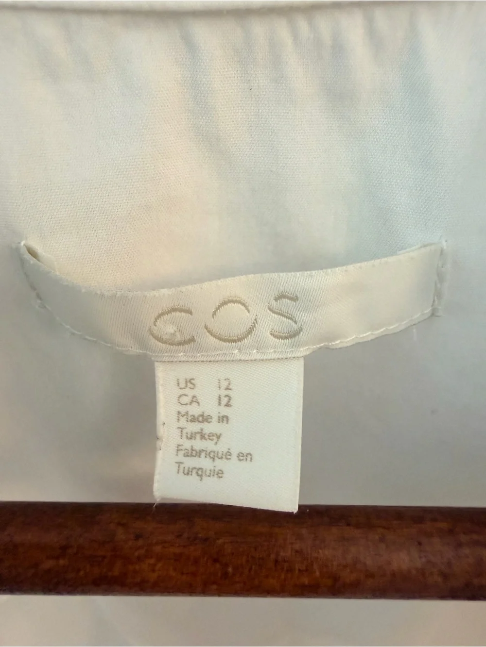 COS classic white button up - Picture 2 of 3